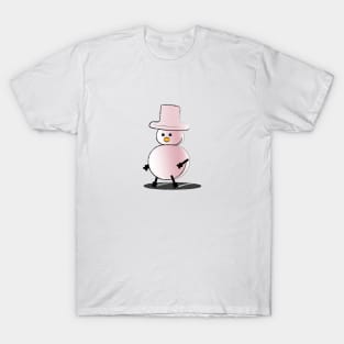 Snowman Skating T-Shirt